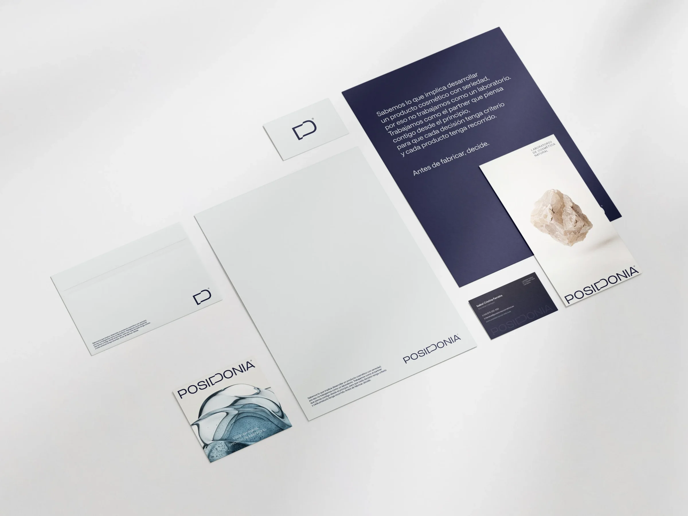 Papelería y tarjetas de Posidonia