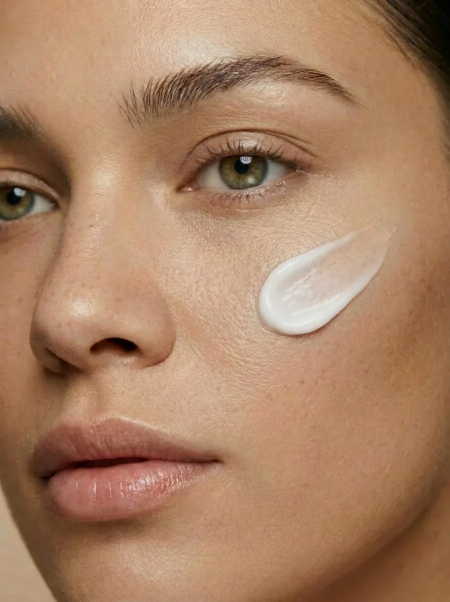 Posidonia Cosmetics · rostro con crema